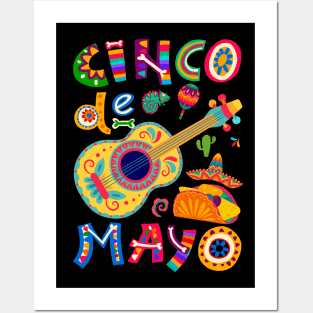 Cinco de Mayo, Fiesta Cinco de Mayo Posters and Art